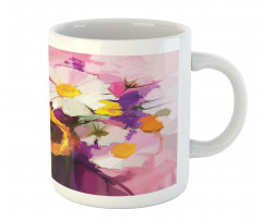 Hand Painted Bouquet Mug