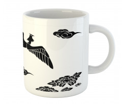 Abstract Mythological Bird Mug