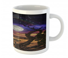 Desert Night Nebula Stars Mug