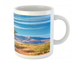 Landscape and Prickle Plant Mug