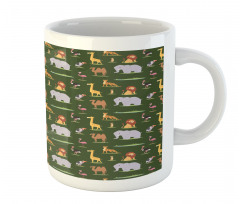 Childish Cartoon Savannah Mug