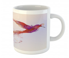 Abstract Hummingbird Mug