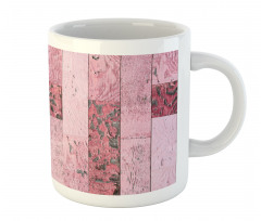 Pink Toned Rustic Planks Mug