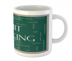 Smoking Message Blackboard Mug