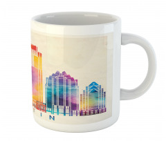 Outlined Monuments Skylines Mug