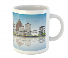 Digital Art Water Reflection Mug