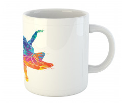 Colorful Ballerina Girl Pose Mug