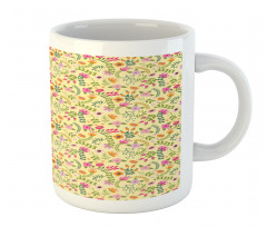 Doodle Flowers Mug