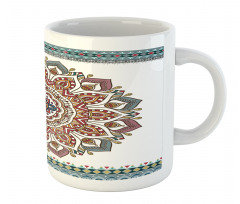 Floral Motifs Oriental Mug