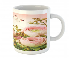 Blossoming Feminine Roses Mug