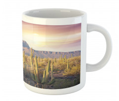 Saguaro Cactus and Mountain Mug