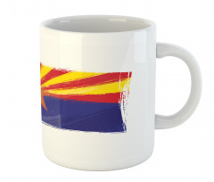 Grunge Design State Flag Mug