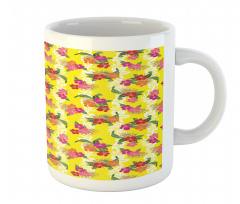 Tropical Flowers Art Mug