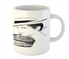 Sketch of a French Woman Mug