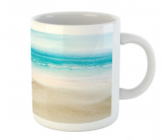 Pastel Beach Scene Mug