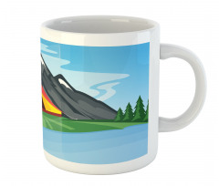 Camping Cartoon Mug