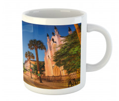 Street at Sunset Scene Mug