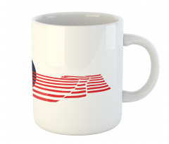 Eagle with Stars Stripes Mug