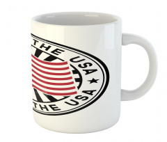 National Flag Stamp Design Mug