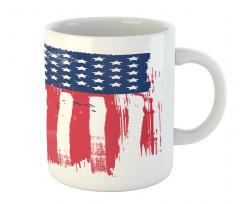 Vertical Hand-drawn Flag Mug