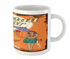 Hula Girl Cocktail Mug