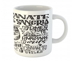 Sangria Sketch Art Mug