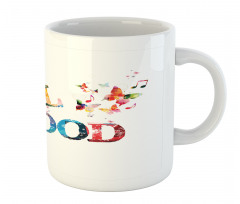 Colorful with Butterflies Mug