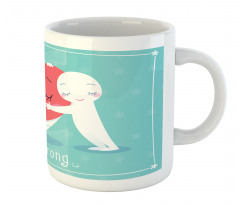 Giving Hug Cheer a Friend Mug