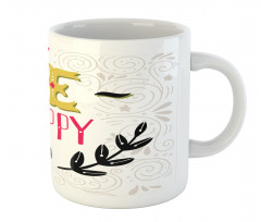 Vintage Hand-drawn Words Mug