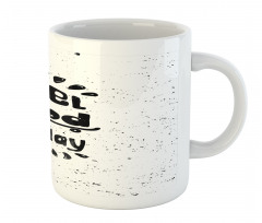 Grunge Words Skateboard Mug