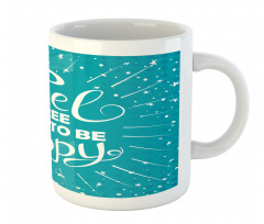 Retro Style Design Stars Mug