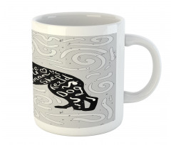 German Shepherd Dog Doodle Mug