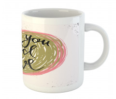 Valentines Day Sketch Art Mug