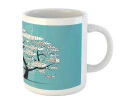 Fish Tree Concept Artwork Mug