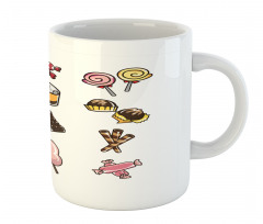 Cartoon Various Candies Mug