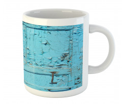 Cracked Old Painted Door Mug