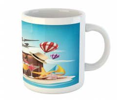 3D Realistic Summer Holiday Mug