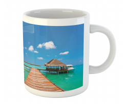 Maldives Island Jetty Mug