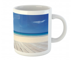 Wooden Decking Sea Mug