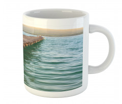 Wood Bridge Pier Sea Mug