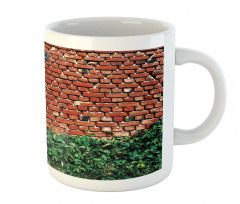 Wall with Green Leaves Mug