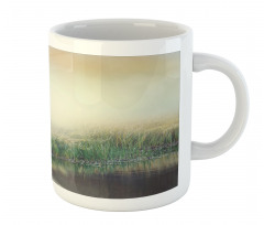 Albino Tiger Near a River Mug