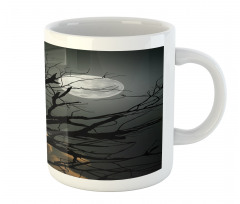 Bare Branches and Full Moon Mug