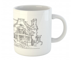 Gothic Mansion Art Mug