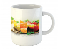 Colorful Juicy Fresh Fruits Mug