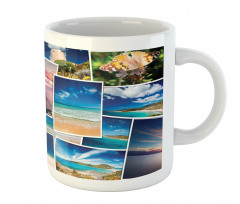 Tropical Holiday Polaroids Mug