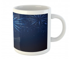 Fireworks at Night Sky Mug