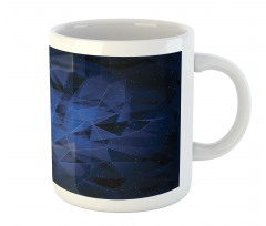 Abstract Atomic Stars Mug