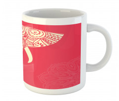 Romantic Wild Elephant Head Mug