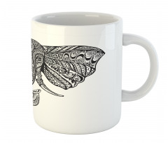 Graceful Elephant Design Mug